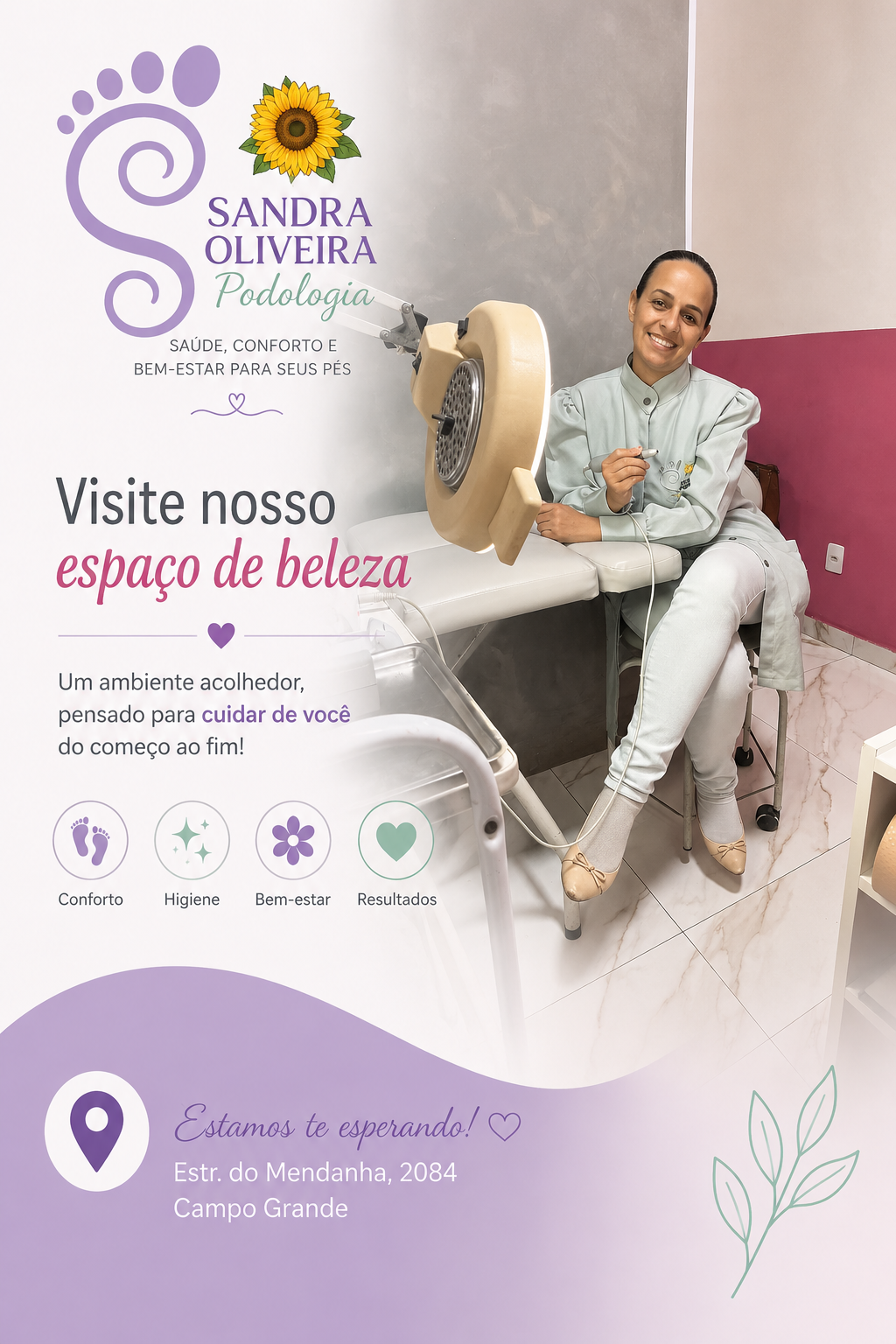 Espaço de atendimento — Estrada do Mendanha, 2084, Campo Grande